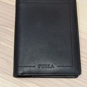 Furla Dark Brown Large Bifold Leather Wallet